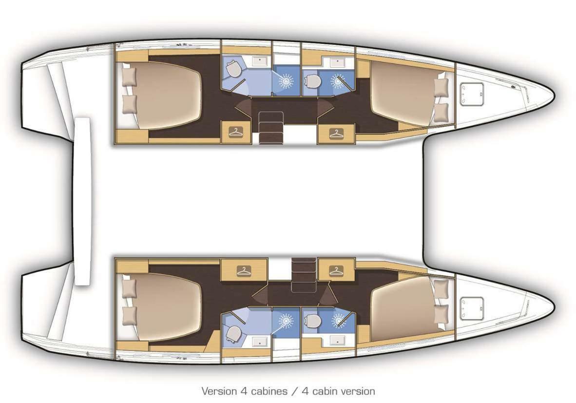 Luxury Catamaran Lagoon 42, Ac & Gn Spalato Esterno foto